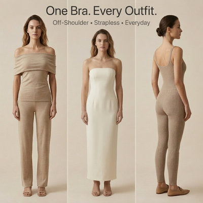 Non-Slip Strapless Bra