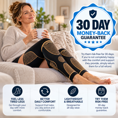 Copper Compression Leg Sleeves
