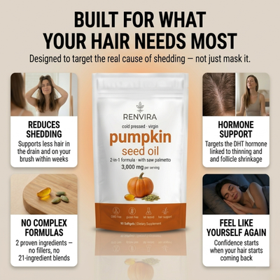 Cold Pressed Pumpkin Seed Oil Softgels