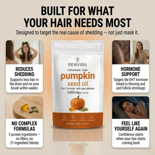 Cold Pressed Pumpkin Seed Oil Softgels
