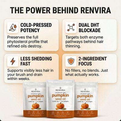 Cold Pressed Pumpkin Seed Oil Softgels